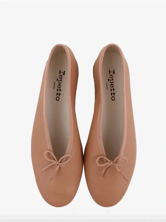 Repetto Lilouh Leather Ballet Flats Carnation Nude Pink Size 40 fits 8.5 or 9 US - Picture 3 of 12